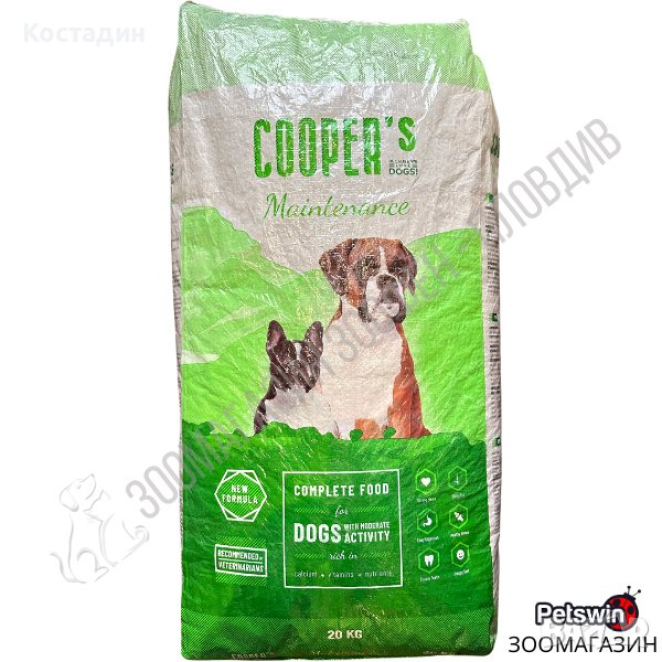 Храна за Кучета в Зряла възраст над 1 година - от Всички породи - 20кг - Coopers Maintenance Dog, снимка 1