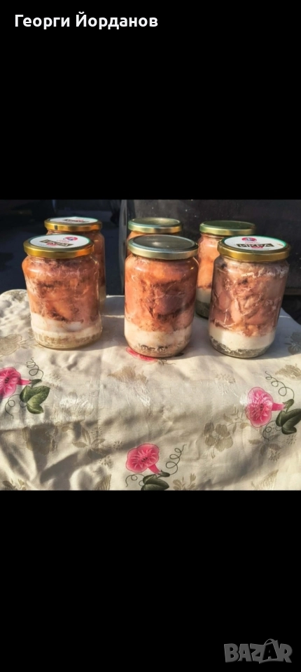 продавам домашно месо в буркани, снимка 1
