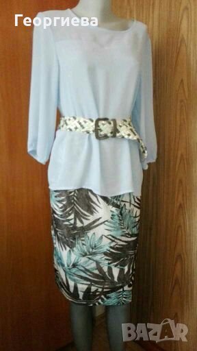 НОВА,С ЕТИКЕТ блуза в небесно синьо👗🍀M 38 - 40👗🍀арт.1033, снимка 1