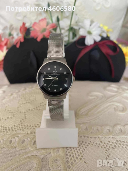Часовници Calvin Klein – Кварцов механизъм, Метална каишка, снимка 1