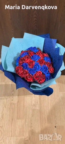Букет от вечни рози , снимка 1