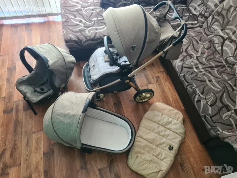 Детска количка 3 в 1 KikkaBoo Vicenza Luxury, снимка 1