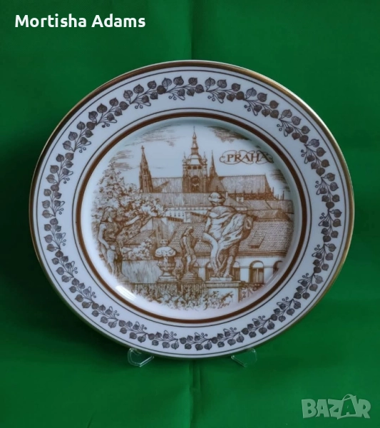 Декоративна чиния- Чехословакия , снимка 1