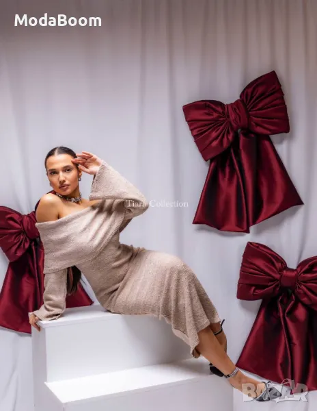 Стилна дълга дамска рокля , снимка 1