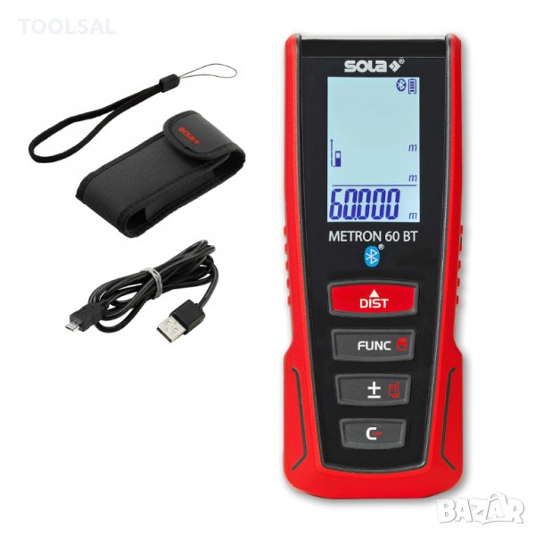 Ролетка Sola лазерна 60 м, 1.5 мм/м, Metron 60 BT, снимка 1