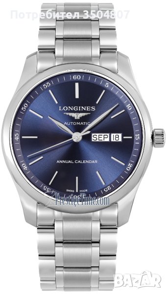 Мъжки часовник Longines Master Collection Automatic Blue Dial Mens Watch НОВ - 4099.99 лв., снимка 1