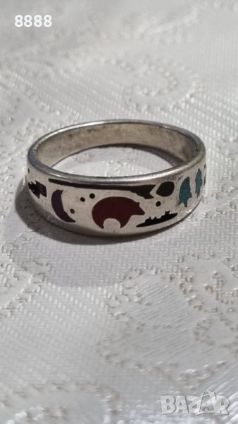 Винтидж сребърен пръстен , снимка 1
