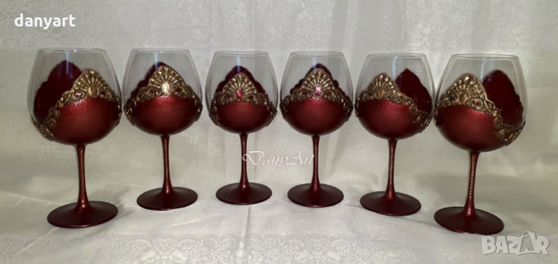 Комплект чаши за вино, снимка 1