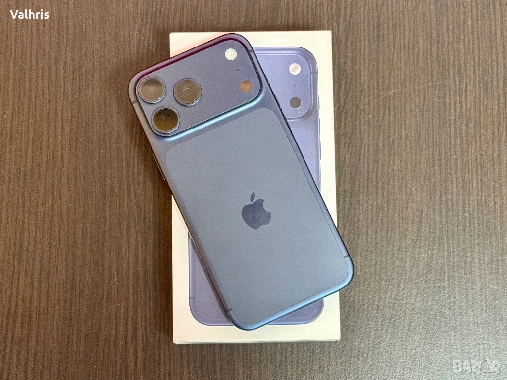 КАТО НОВ! Apple iPhone 17 Pro Max 256GB Deep Blue / 100% батерия, снимка 1