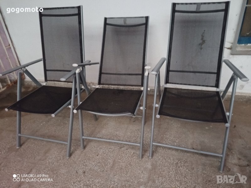 сгъваеми столове, шезлонг алуминиеви , снимка 1