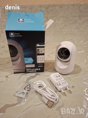 Интелигентна въртяща се камера LSC Smart Connect с 1296p HD резолюция, снимка 4 - HD камери - 52878022