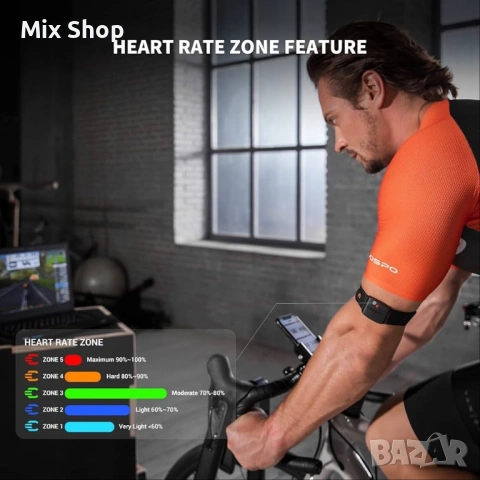 Нов COOSPO HW9 пулсомер, гривна, ANT, снимка 3 - Друга електроника - 53926159