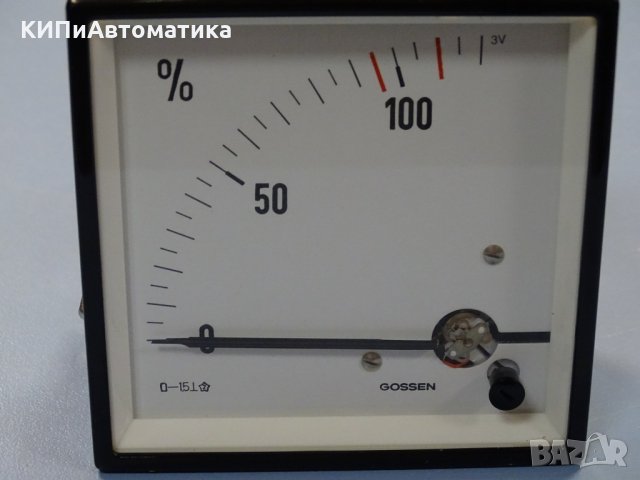 Стрелкови индикатор GOSSEN 3V, 120%, снимка 5 - Резервни части за машини - 34903519