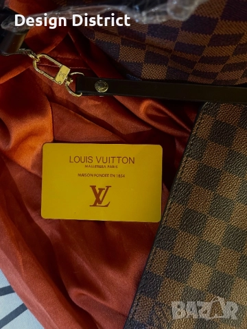 Louis Vuitton Neverfull Damier Ebene , снимка 2 - Чанти - 52525403