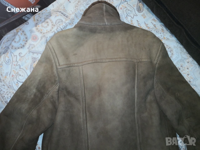 мъжки кожух овча кожа - изключително топъл и в най-студените дни, снимка 5 - Палта - 53084219