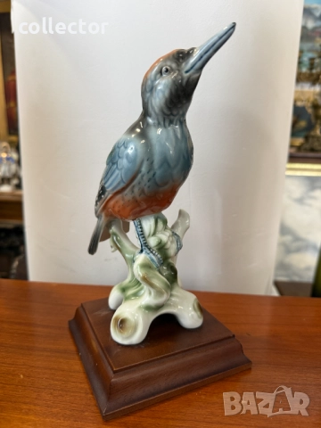 Порцеланова фигура "Птица. КЪЛВАЧ" №7386, снимка 3 - Колекции - 51881355