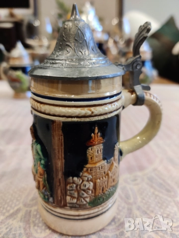 Керамични халби за бира с капак, снимка 8 - Колекции - 52714330