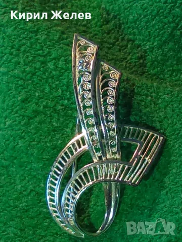 ПРЕКРАСНА НЕЖНА АЖУРНА СРЕБЪРНА АР НУВО СТИЛ БРОШКА СРЕБРО 925 Стара РЪЧНА РЕТРО ИЗРАБОТКА 40794, снимка 15 - Антикварни и старинни предмети - 48468002