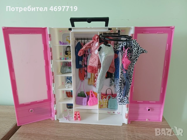 Преносим гардероб на Барби, снимка 4 - Кукли - 54266156