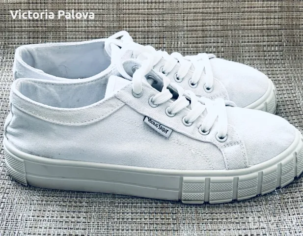 Красиви бели гуменки YOUNG SPIRIT LONDON, снимка 10 - Кецове - 49916035