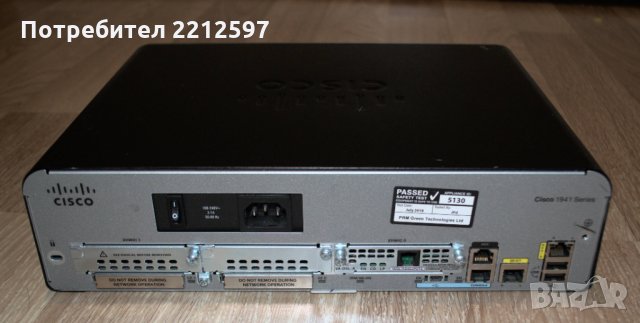 Cisco ISR 1941 Router, снимка 4 - Рутери - 31535161