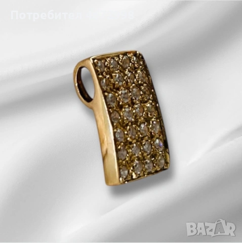 Златна висулка 14к, снимка 2 - Колиета, медальони, синджири - 53266225