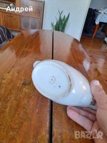Стара порцеланова сосиера #7, снимка 7 - Други ценни предмети - 44311580