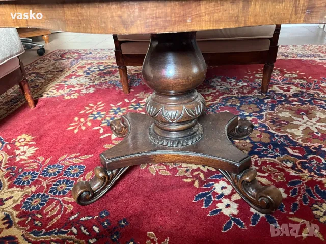 Дървена масичка-100х60см, снимка 5 - Маси - 49343227