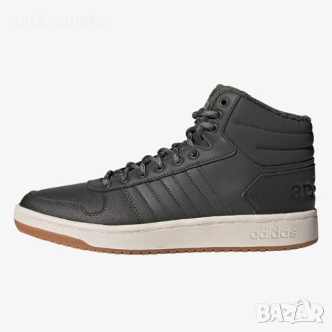 Mъжки кожени маратонки Adidas HOOPS 2.0 MID