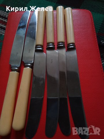 Стари руски ножчета лажички посребени , снимка 15 - Антикварни и старинни предмети - 23737056