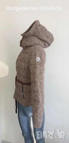 Moncler Chardonnered Womens Wool / Down Jacket Size 2 - M ОРИГИНАЛ! Дамско Зимно пухено Яке!, снимка 8 - Якета - 49404421