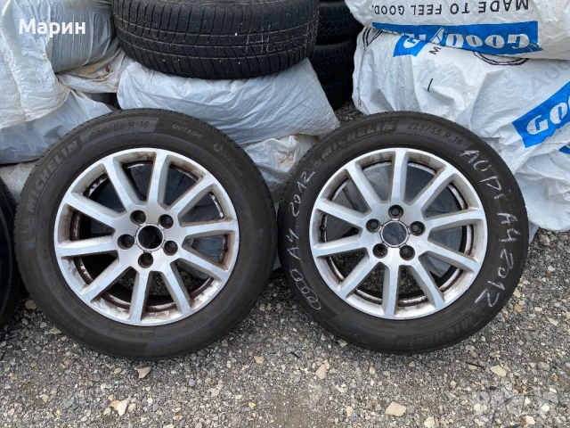 Леи джанти оригинални Audi 16 цола, снимка 3 - Гуми и джанти - 51195296