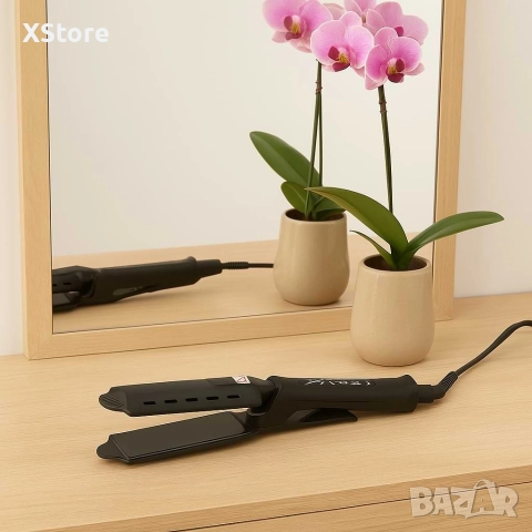 Професионална турмалинова преса за коса с йони, за всички типове коса 