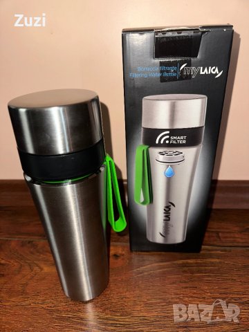 Нова филтрираща бутилка за вода Laica, снимка 2 - Фен артикули - 44433564