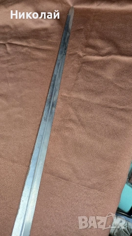 Огромен европейски палаш,сабя, шпага 19ти век 110см дължина, снимка 7 - Антикварни и старинни предмети - 53939410