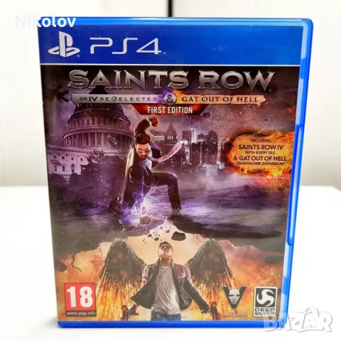 Saints Row IV Re-Elected & Gat Out Of Hell PS4 (Съвместима с PS5), снимка 2 - Игри за PlayStation - 48938304