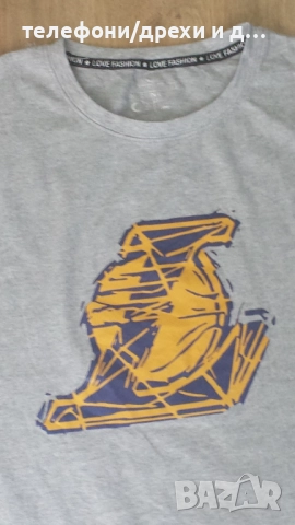 Тениска на LA Lakers като нова, снимка 3 - Спортни дрехи, екипи - 51669878