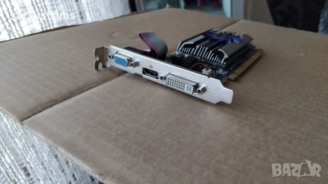 Видео карта NVidia GeForce Galaxy GT610 HDMI 2048MB GDDR3 64bit PCI-E, снимка 3 - Видеокарти - 51704452