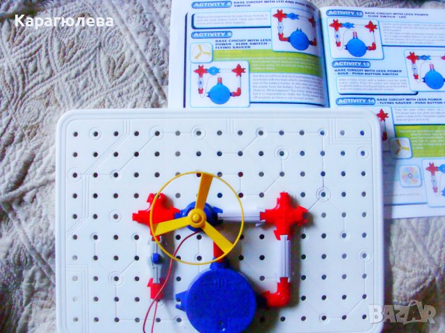 Образователен комплект от серията Clementoni: Science and Play "Eлектричество", снимка 4 - Образователни игри - 42827177