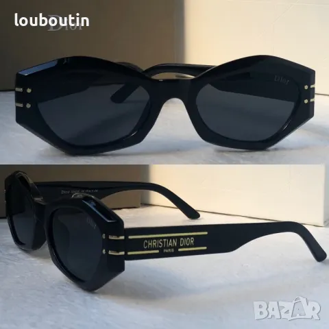 Dior 2024 дамски слънчеви очила 2 цвята черни бели, снимка 5 - Слънчеви и диоптрични очила - 47699244
