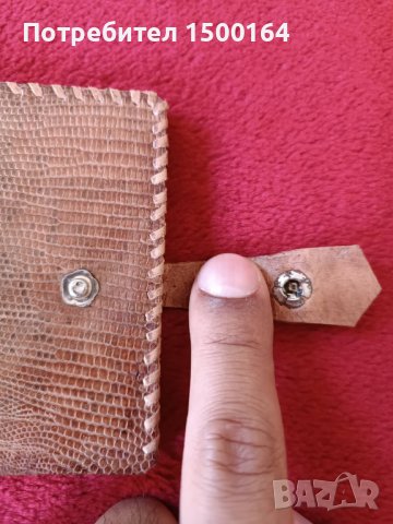 портфейл от естествена кожа на питон, нов, снимка 6 - Портфейли, портмонета - 37690127