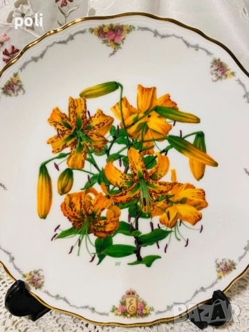 порцеланова чиния за стена , снимка 3 - Декорация за дома - 52298567