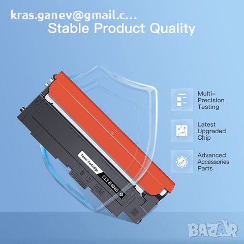 GPC ImageFlex CLT-P404C CLT-404S тонер касета, съвместима с тонер Samsung 404S, снимка 4 - Принтери, копири, скенери - 40843715