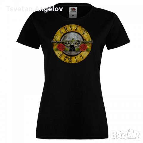 Разпродажба! Дамска тениска GUNS N ROSES 2