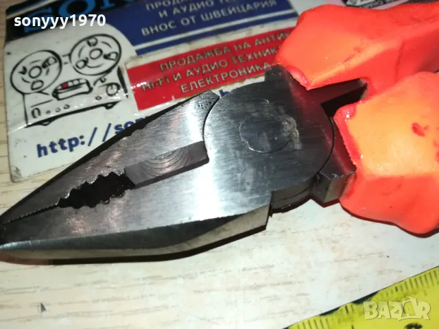 КЛЕЩИ КОМБИНИРАНИ 8 ИНЧА 1312240953, снимка 8 - Клещи - 48329824