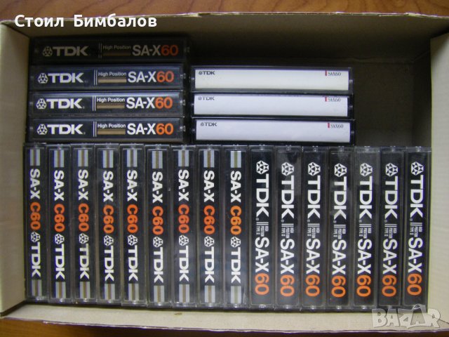Колекционерски аудиокасети TDK SA-X