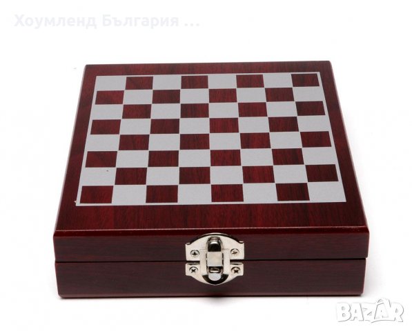 Подаръчен комплект с шах и аксесоари за вино, снимка 3 - Други ценни предмети - 36892586