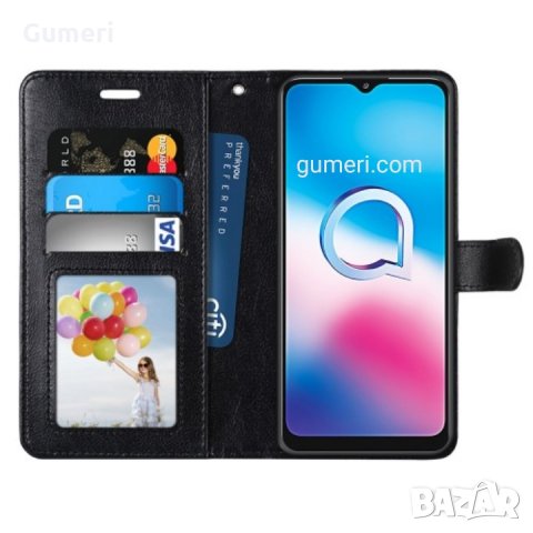  Alcatel 3x (2020) Калъф тип тефтер , снимка 3 - Калъфи, кейсове - 30459536
