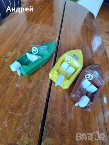 Стара играчка лодка,катер #7, снимка 3 - Антикварни и старинни предмети - 36824916