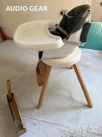 Детско столче Chipolino Rotatable High chair 3 in 1 Rotto, снимка 3 - Столчета за хранене - 56104545